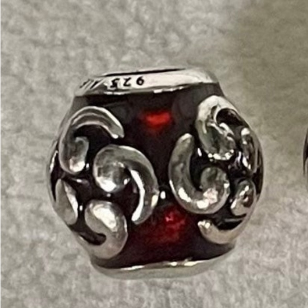 Pandora Zen Red Enamel Charm